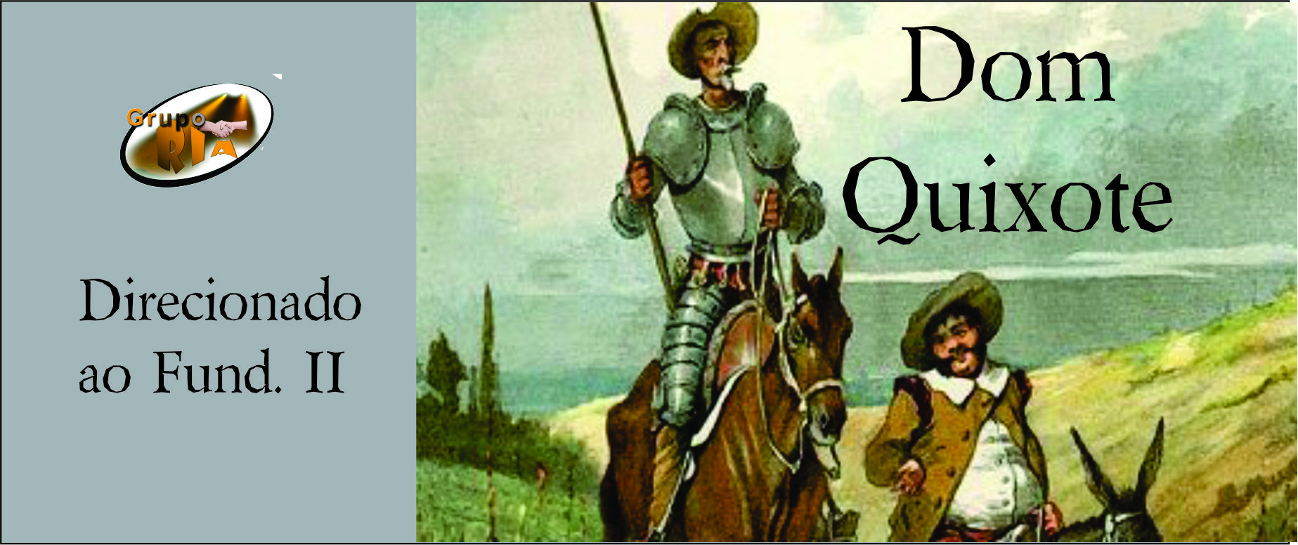 Capa da peça Dom Quixote De La Mancha