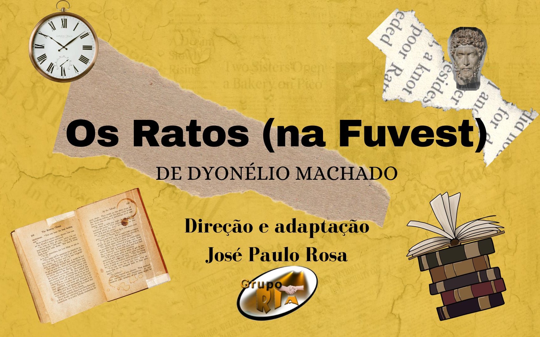 Capa da peça OS RATOS (Na Fuvest)